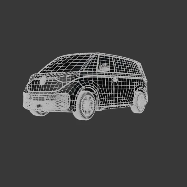 0004 Volkswagen ID. Buzz Cargo 3D Model