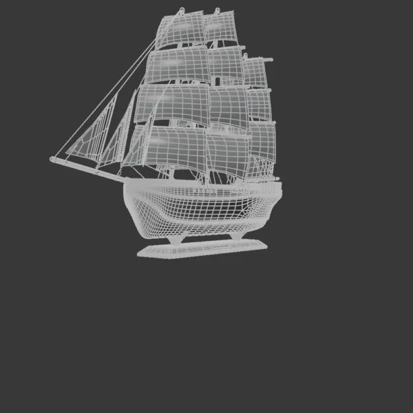 Korabl Ship 3D Model