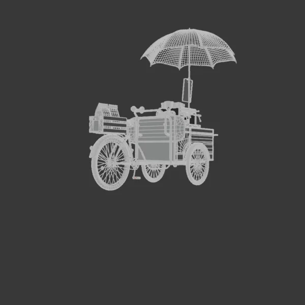 0004 Bicycle Café 3D Model