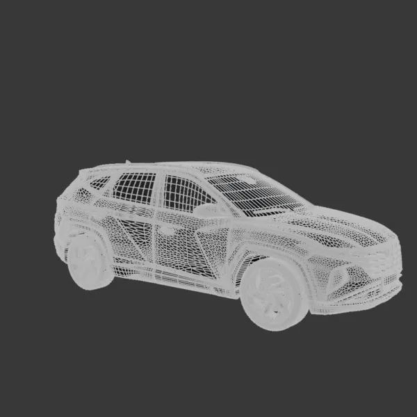 Hyundai Tucson 3D Model – Modern Compact SUV 3D Printable STL
