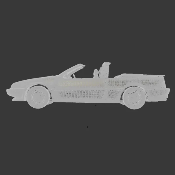 0006 Chevrolet Beretta Indy 500 Pace Car with HQ Interior 1990 – 3D Model
