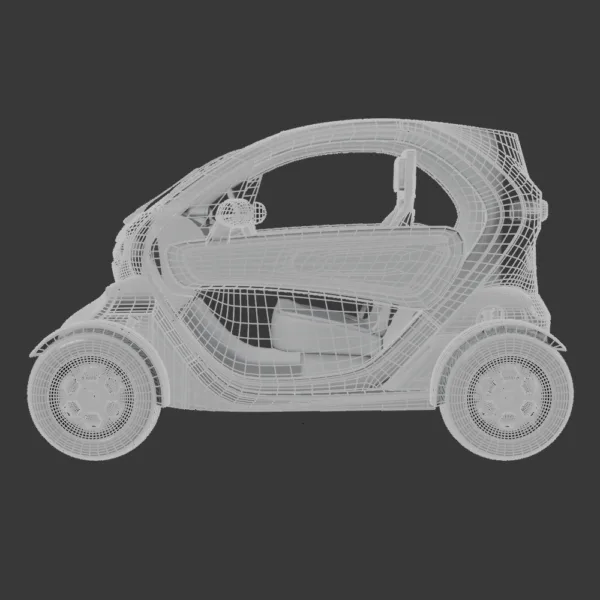 Renault Twizy E-Tech Electric 3D Model