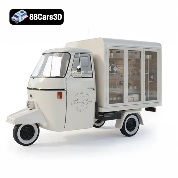 Ape Piaggio P 501 3D Model
