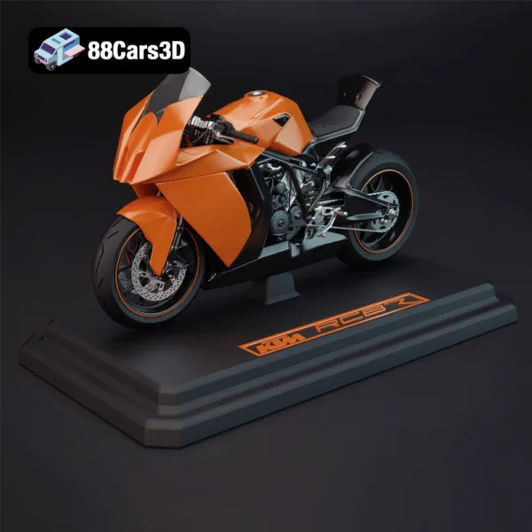 KTM RC8R S1 Motorcycle 3D Model