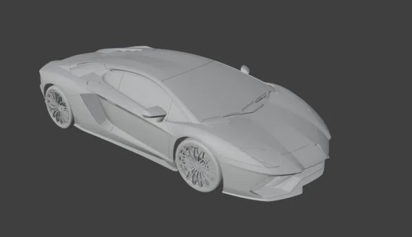 Lamborghini Aventador S High-Quality Interior & Exterior 3D Model