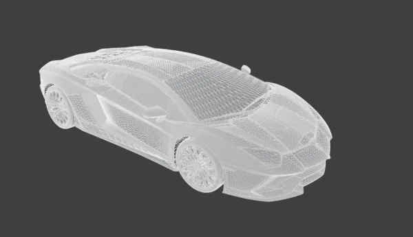Lamborghini Aventador S High-Quality Interior & Exterior 3D Model