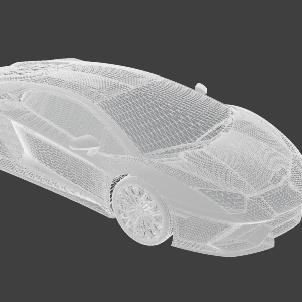 Lamborghini Aventador S High-Quality Interior & Exterior 3D Model