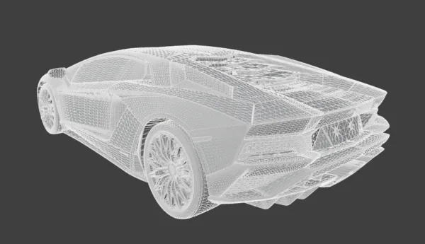 Lamborghini Aventador S High-Quality Interior & Exterior 3D Model
