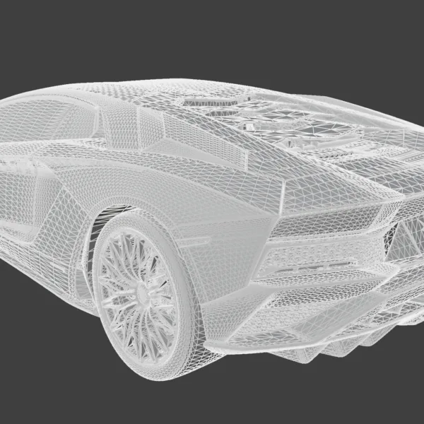 Lamborghini Aventador S High-Quality Interior & Exterior 3D Model