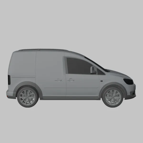Volkswagen Cross Caddy Kasten 2013 3D Model
