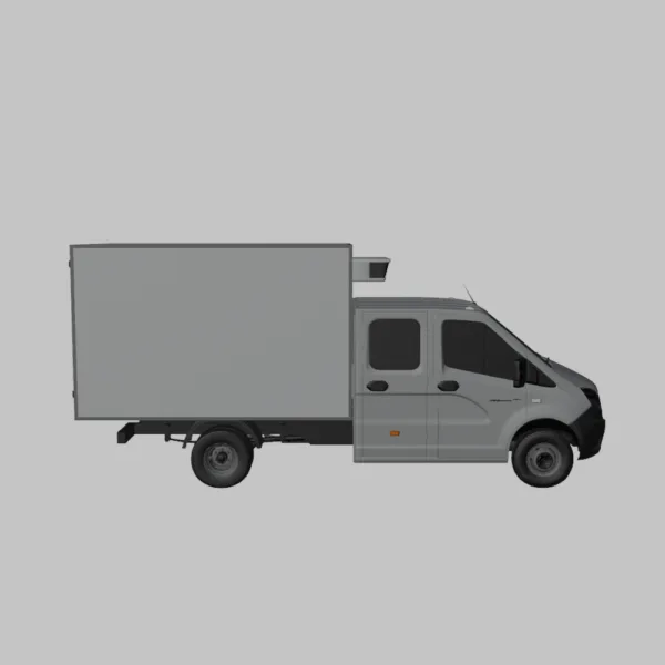 0001 Gazelle Next Two-Row Cabin 3D Model