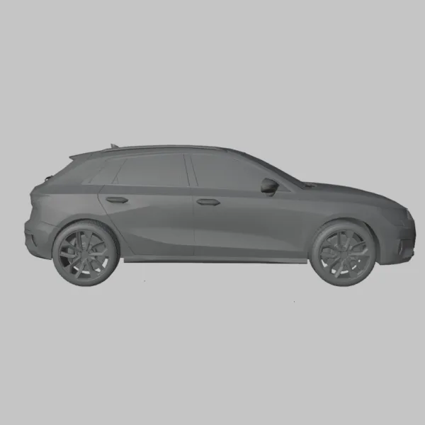 Audi A3 Sportback 2021 3D Model
