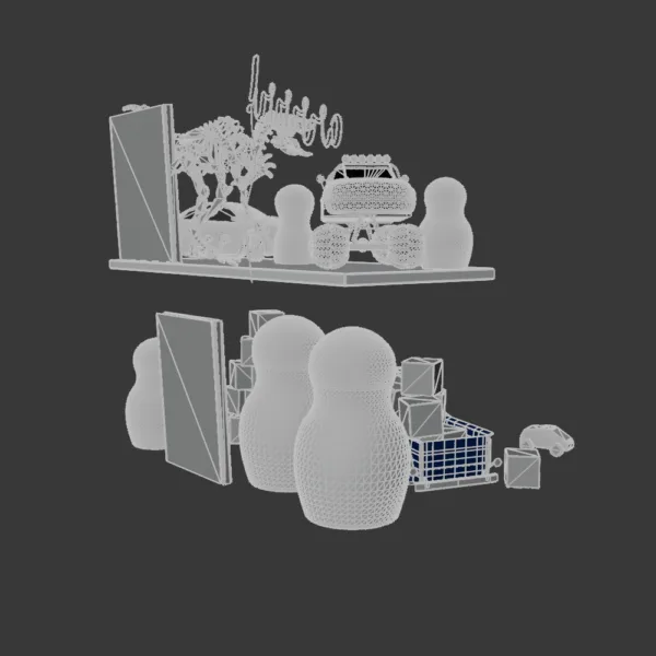 0002 Toy Set for Boys 3D Model – Diverse Collection of Playthings