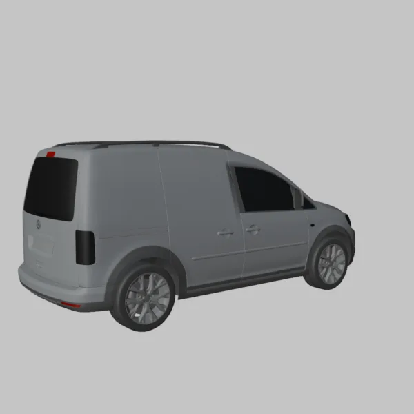 Volkswagen Cross Caddy Kasten 2013 3D Model