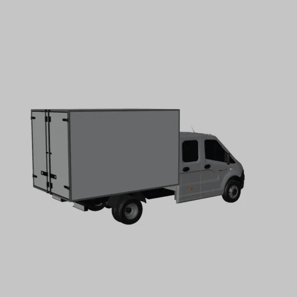 0002 Gazelle Next Two-Row Cabin 3D Model