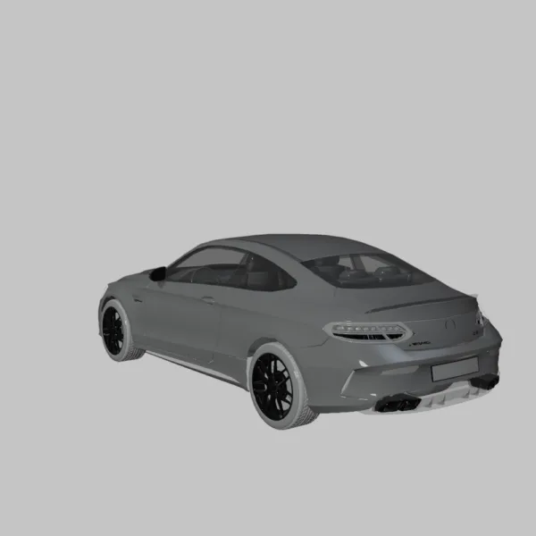0003 Mercedes-Benz C63 Coupe – High-Performance 3D Model