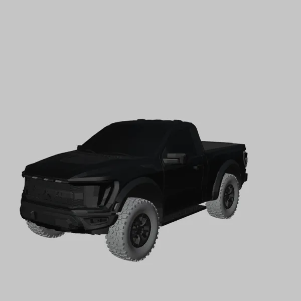0004 Ford F-150 Raptor Regular Cab 2022 – 3D Model