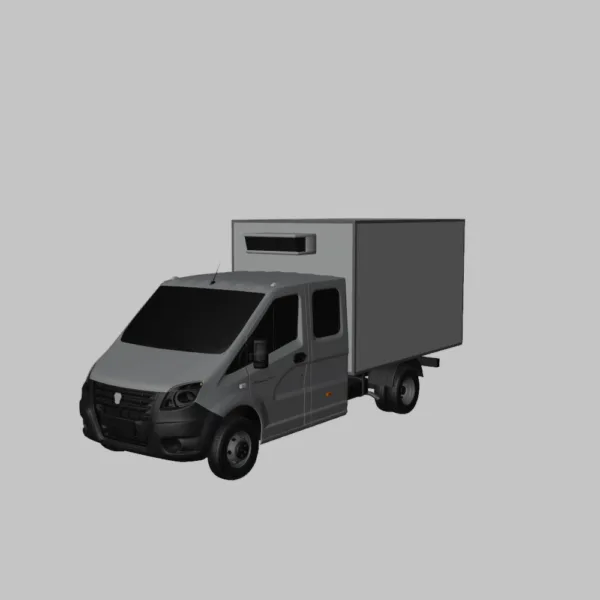 0004 Gazelle Next Two-Row Cabin 3D Model