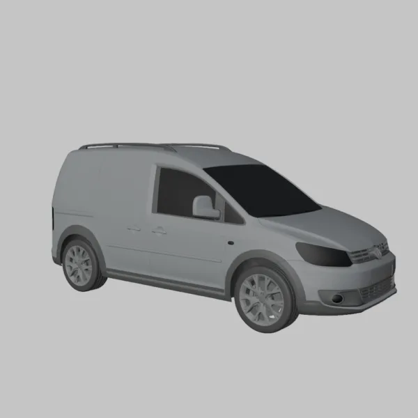 Volkswagen Cross Caddy Kasten 2013 3D Model