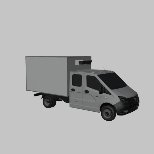 0005 Gazelle Next Two-Row Cabin 3D Model