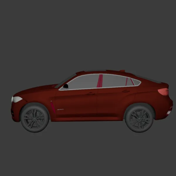 2015_BMW_X6M 0001 BMW X6 M 2015 3D Model