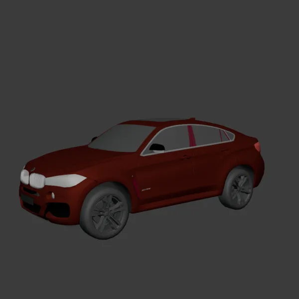 2015_BMW_X6M 0002 BMW X6 M 2015 3D Model