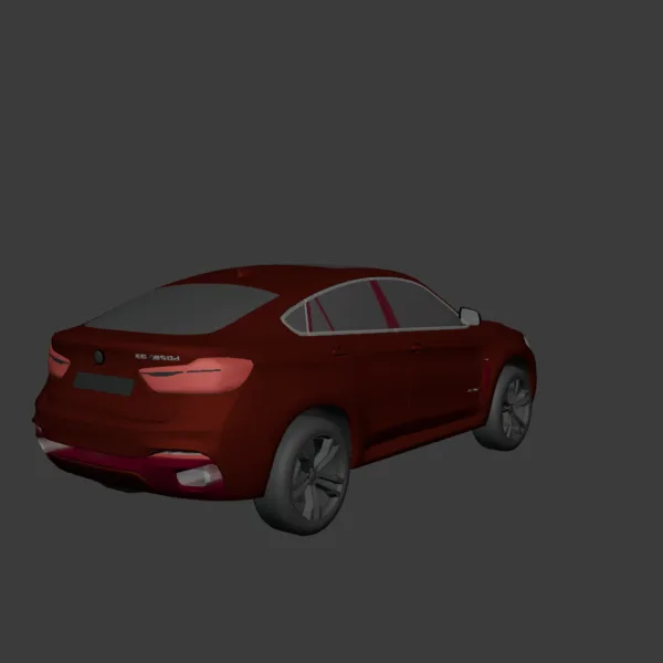 2015_BMW_X6M 0004 BMW X6 M 2015 3D Model