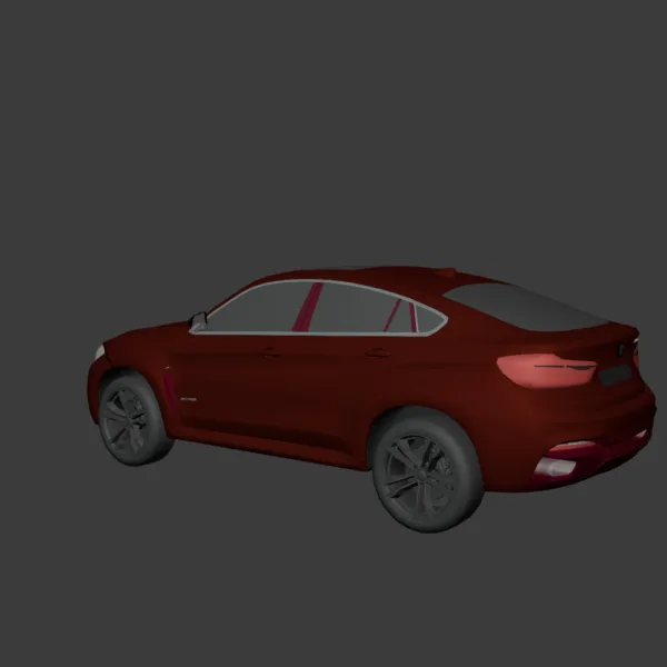 2015_BMW_X6M 0005 BMW X6 M 2015 3D Model