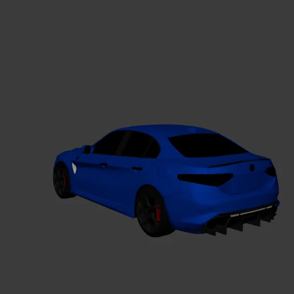 Alfa Romeo Giulia 3D Model 0003 Alfa Romeo Giulia 3D Model