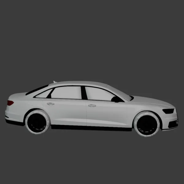 Audi A8L 3D Model 0004 Audi A8L 3D Model