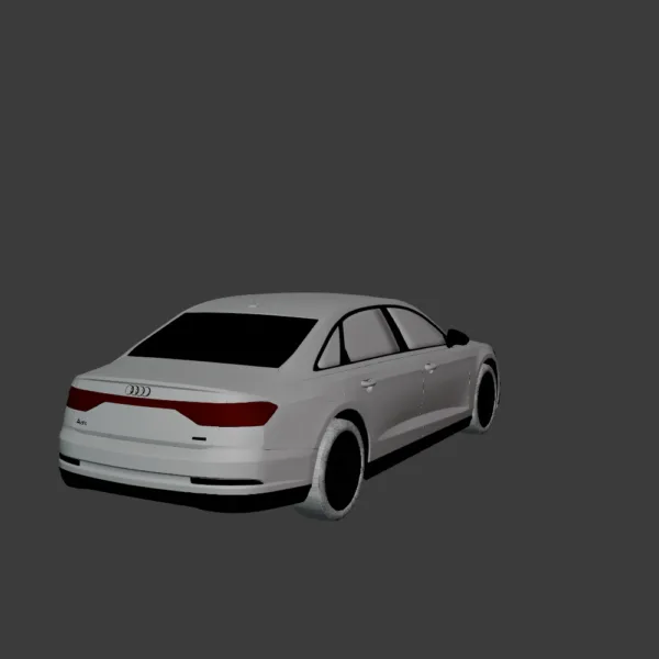 Audi A8L 3D Model 0005 Audi A8L 3D Model