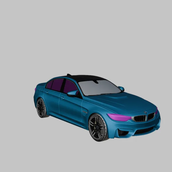BMW M3 2015 – High-Quality 3D Model