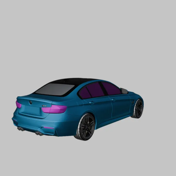 BMW M3 2015 – High-Quality 3D Model