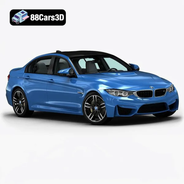BMW M3 2015 – High-Quality 3D Model
