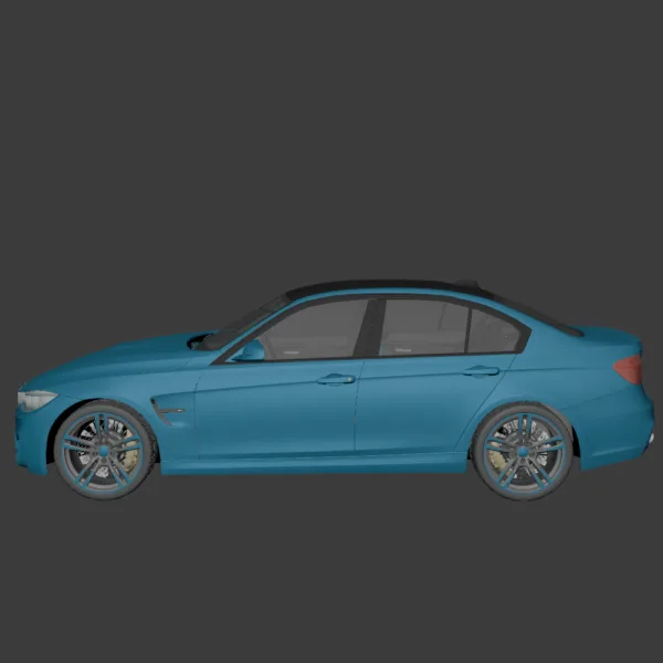 BMW M3 F30 Sedan 3D Model