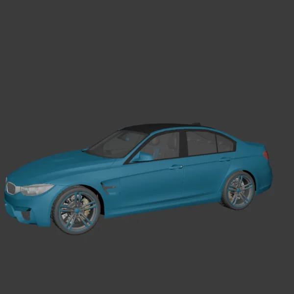 BMW M3 F30 Sedan 3D Model