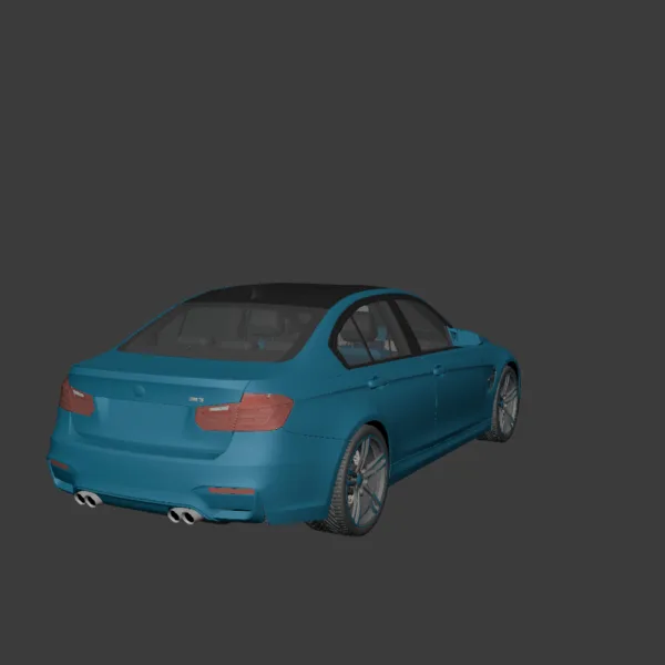 BMW M3 F30 Sedan 3D Model