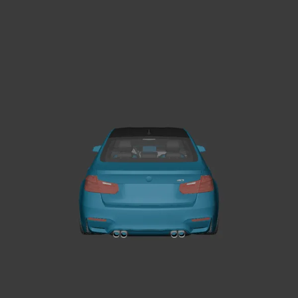 BMW M3 F30 Sedan 3D Model