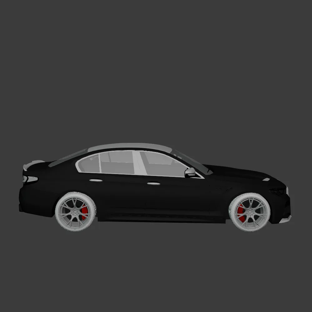 BMW M5 CS 3D Model