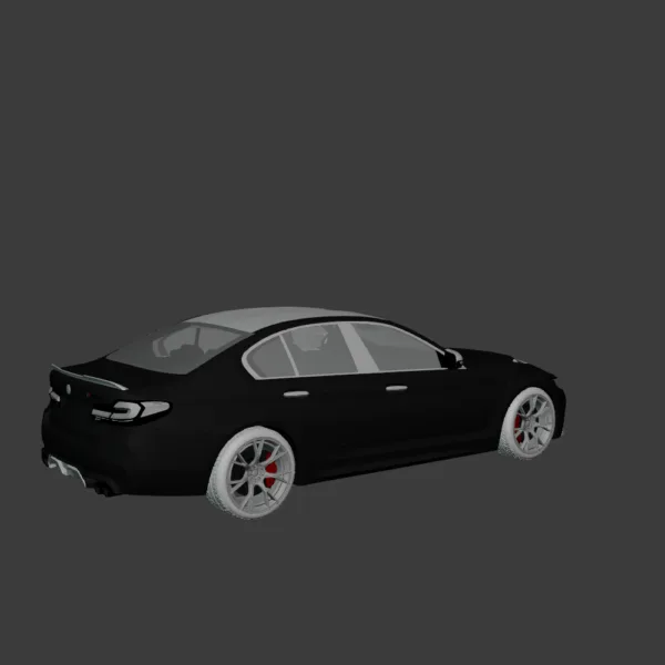 BMW M5 CS 3D Model