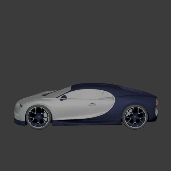 Bugatti Chiron 0001 Bugatti Chiron – High-Detail 3D Model