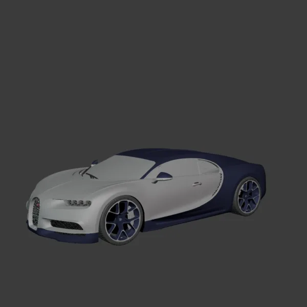 Bugatti Chiron 0002 Bugatti Chiron – High-Detail 3D Model
