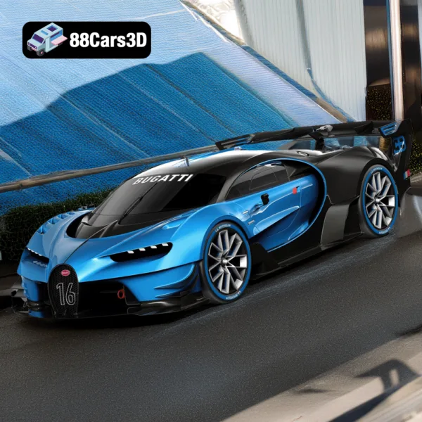 Bugatti Vision Gran Turismo Concept – High-Detail 3D Model