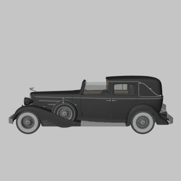 Cadillac V16 (452-C) Town Car 1933 3D Model
