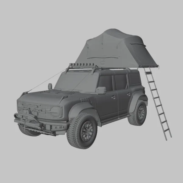 Ford Bronco Raptor with Roof Tent – 3D Model0004 Ford Bronco Raptor with Roof Tent – 3D Model