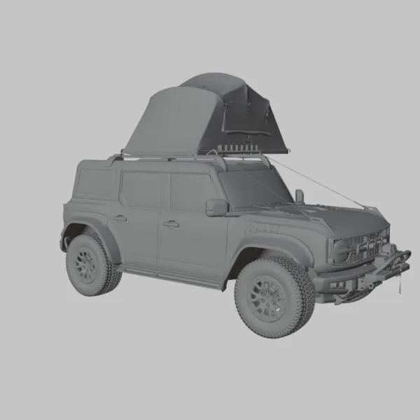 Ford Bronco Raptor with Roof Tent – 3D Model0005 Ford Bronco Raptor with Roof Tent – 3D Model