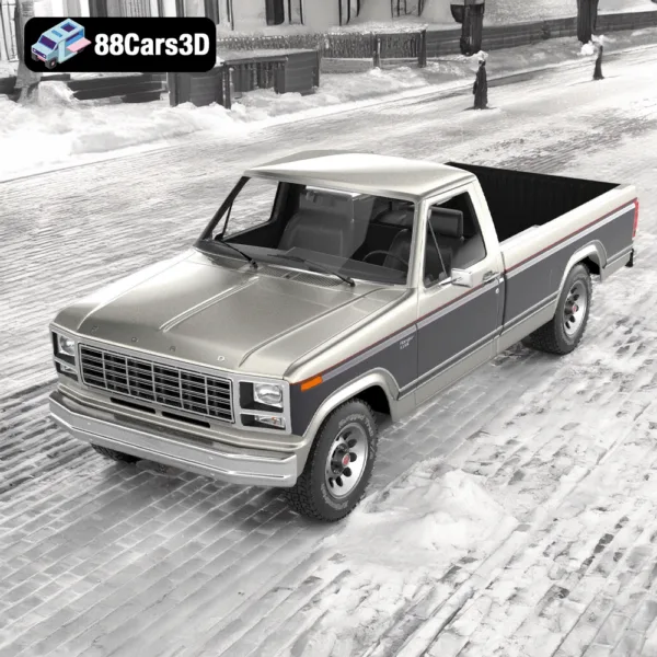 Ford F-150 Ranger 1980 3D Model