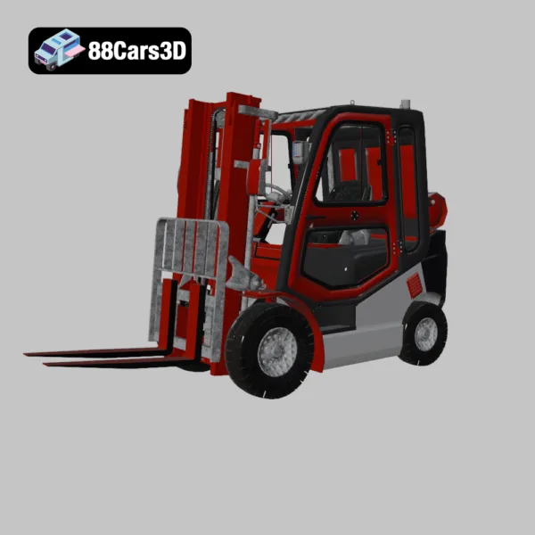Fork Lift Truck JAC CPCD 253 Forklift Truck JAC CPCD 25 3D Model – Industrial Lifting Vehicle