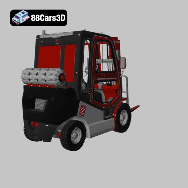 Fork Lift Truck JAC CPCD 255 Forklift Truck JAC CPCD 25 3D Model – Industrial Lifting Vehicle