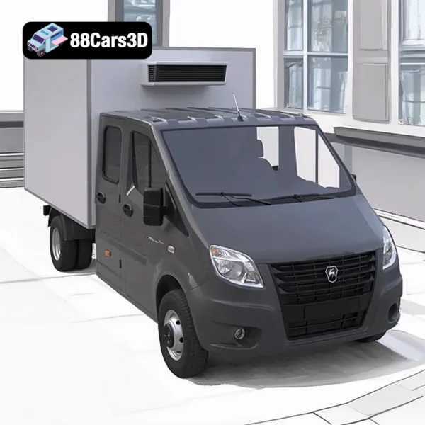 Gazelle Next Two-Row Cabin 3D Model